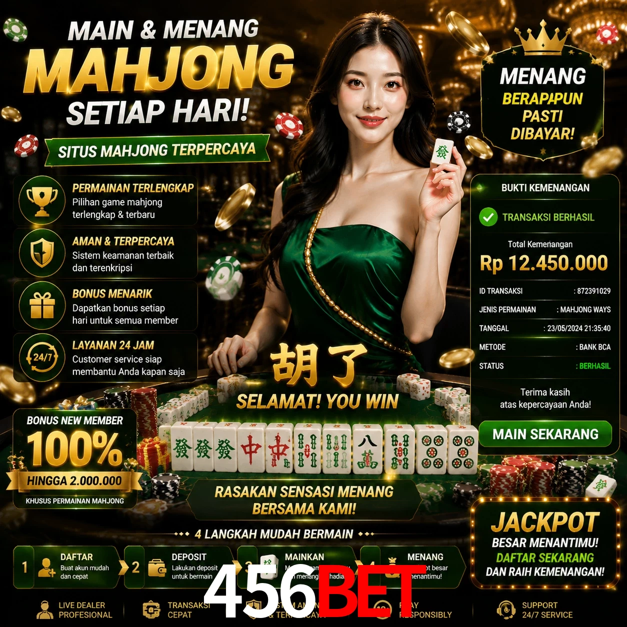 Ganhar e sacar na 456bet